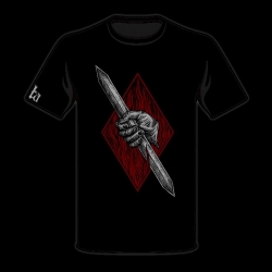MGŁA - Armed (czarna koszulka męska)